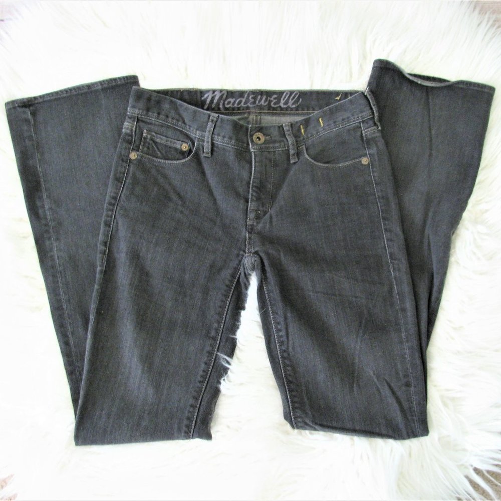 Madewell Bootlegger Black Washed Jeans - Picture 3 of 6